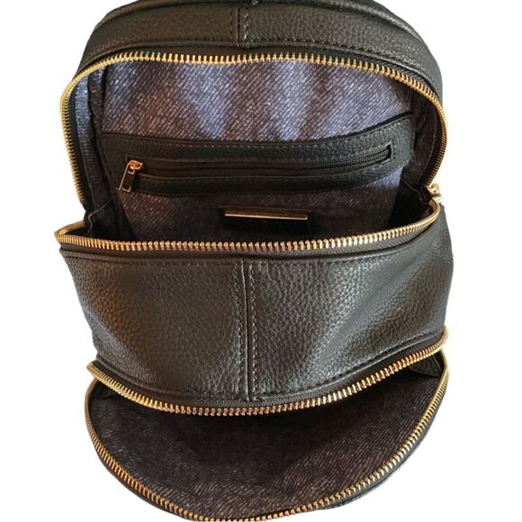 URBAN Expressions Rose Embroidered Vegan Leather Backpack - Picture 6 of 10